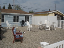 1175 Beach Haven West Blvd., backyard view - looking towards house